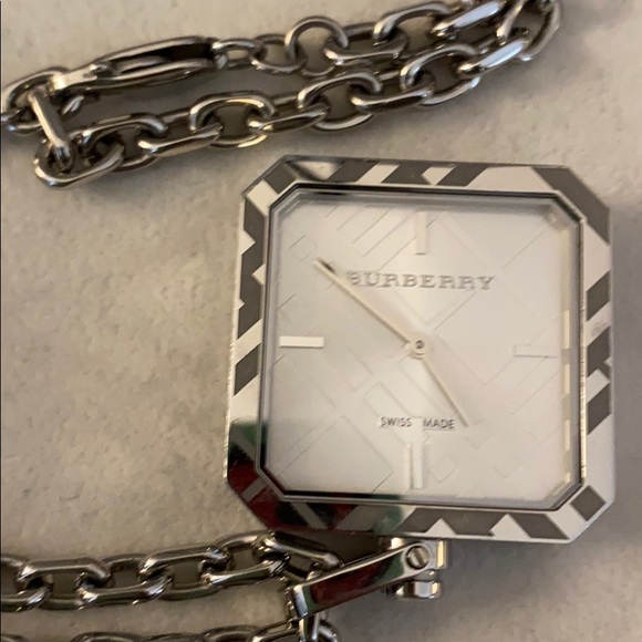 Authentic Burberry watch Fob and Chain. - Picture 2 of 8